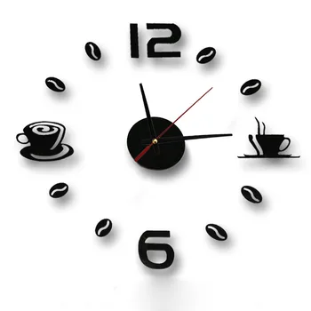Noul Hot Ceas Ceasuri de Perete Horloge 3d Diy Acril Oglindă Autocolante Acasă Decorare Camera de zi Cuarț Ac reloj de pared