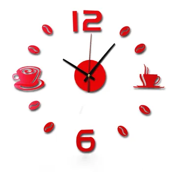 Noul Hot Ceas Ceasuri de Perete Horloge 3d Diy Acril Oglindă Autocolante Acasă Decorare Camera de zi Cuarț Ac reloj de pared