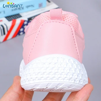LONSANT Copilul Adidași 2019 Copii Plat Pantofi pentru Sugari Copil Copii Fete Băieți Solid Stretch Mesh Sport Run Adidasi Pantofi N30