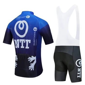 Noi 2020 ECHIPA NTT ciclism jersey 20D biciclete pantaloni Scurți costum de mtb Ropa mens vara iute uscat pro CICLISM tricouri Maillot Culotte purta