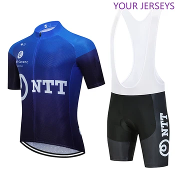 Noi 2020 ECHIPA NTT ciclism jersey 20D biciclete pantaloni Scurți costum de mtb Ropa mens vara iute uscat pro CICLISM tricouri Maillot Culotte purta
