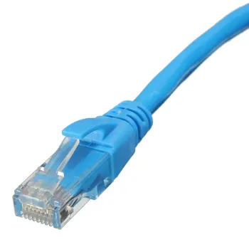 Albastru 50M/164Feet RJ45 CAT6 CAT6E Ethernet Internet LAN Sârmă Cablu de Rețea Cablu pentru Laptop Router Cablu de Rețea