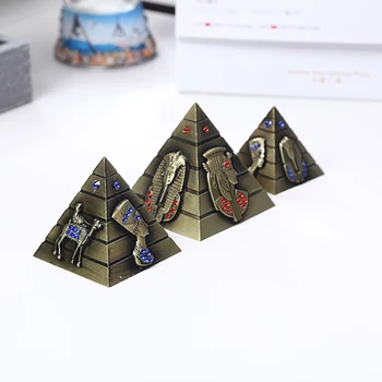 3 buc/lot Egipt, Piramida lui Keops model de suveniruri turistice biroul de acasă ornamente Decor meserii Mobilier Acasă aliaj cadou Creativ
