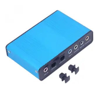 Noi Profesionist Extern USB placa de Sunet 5.1/7.1 Channel Audio Optic Card Adaptor Pentru Laptop, PC, calculatoare-Accesorii În Stoc