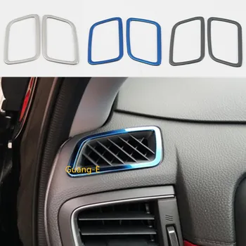 Auto Styling Oțel Inoxidabil Capac Ornamental Fața Aer condiționat Priza de Aerisire 2 buc Pentru Honda CRV CR-V 2017 2018 2019 2020