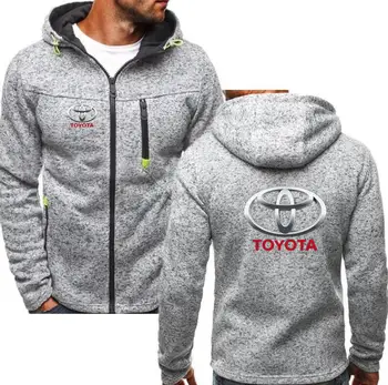 2019 Noua Masina Toyota Logo-ul de Imprimare Barbati Hanorace Casual HipHop Harajuku Hanorac Fleece Jachete Jacheta cu fermoar Om Îmbrăcăminte JYF