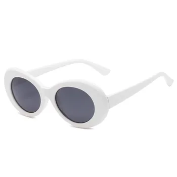 Ywjanp 2018 Noi oval ochelari de Soare Femei Vintage retro ochelari de soare de Designer de Brand Cadru de Plastic Ochelari de Soare pentru femei UV400 Ochelari