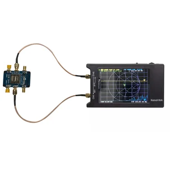 Analizor de spectru Usb Analizor Vectorial de Retea de 4-inch Ecran LCD HF VHF UHF 1.5 GHz Antena Instrument de Măsurare Pentru NanoVNA-H4