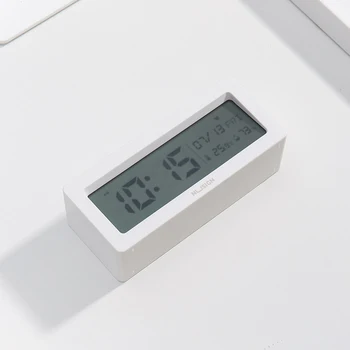 Nusign Electronic Inteligent Ceas cu Alarmă de Temperatură și Umiditate LCD Display Digital Office Desktop Dormitor, Camera de zi Ceas Inteligent Acasă