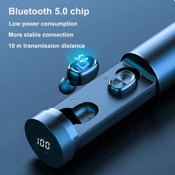 B9 TWS Bluetooth 5.0 Căști Wireless 8D HIFI Sport Căști MICROFON Căști de Gaming Muzica Cască Pentru Xiaomi Samsung Huawei Iphone