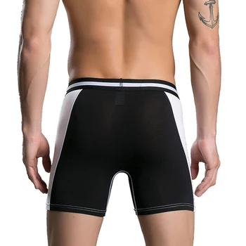 4buc/lot Plus Dimensiunea Lenjerie de corp pentru Bărbați Boxeri pantaloni Scurți pentru Bărbați Chiloți Scurt Respirabil pantaloni Scurți Boxeri Acasă Chiloți pentru Bărbați Chiloți Boxer