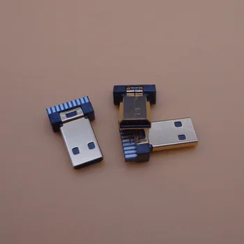 5pcs/mulțime de Aur-placare Micro HDMI compatibil Plug de sex Masculin Conector Jack socket portul de încărcare înlocuire dock cu PCB Plug