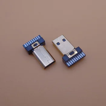 5pcs/mulțime de Aur-placare Micro HDMI compatibil Plug de sex Masculin Conector Jack socket portul de încărcare înlocuire dock cu PCB Plug