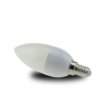10buc / lot Led Lumanare E14 AC220V Economisi Energie lumina reflectoarelor Cald / alb rece chandlier Lampă de cristal Fiolă Bombillas Lumina de Acasă