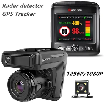 Full HD STR-LD200-G 3 în 1 DVR Auto Radar 1296P/1080P Dual Recorder Dash Camera Fata si Rea Nou aparat de Fotografiat регистратор с gps