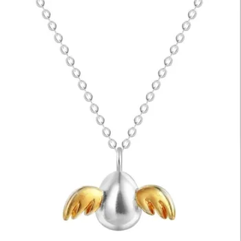 LULU-PORC Hot Nou Argint 925 Ou colier de Aur,coreeană de Moda de Argint jewelryN0254