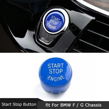 Pentru BMW F20 F22 F30 F32 X5 X6 G30 F01 F80 82 Motor Auto Start-Stop Buton Capitonaj Capac de Acoperire Accesorii Auto