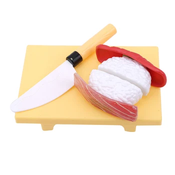De Tăiere bucătărie Jucarii Copii Casa Joc de Simulare de Sushi Model Pretinde Pentru a Juca Sushi Combinație de Mini produse Alimentare DIY Jucărie 3-5 Ani