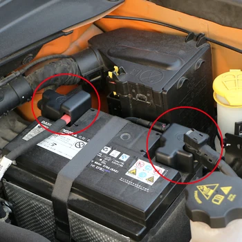 Masina Negativă a Bateriei Capac de Protecție Capac Pozitiv Cadru Clip Caz ABS Plastic Autocolant pentru Jeep Renegade - 2020 Accesorii