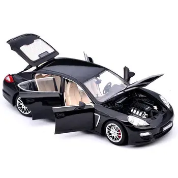 1:18 Simulare Aliaj Sport de Modelul de Masina Pentru care se poate deschide Ușa pentru Copii Scooter Front Volan Model de Colecție Cadou Jucărie pentru Copii