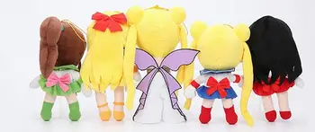 9 Buc Minunat Anime Sailor Moon Papusa de Plus Umplute Jucărie Cosplay Prop Decor Acasă pentru Femei Fata de Cadou de Crăciun 20cm