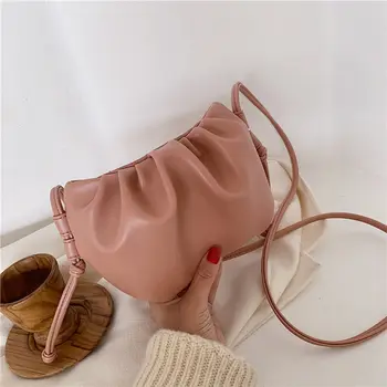 Roșu Net sac de mici 2020 nou sac de mesager la modă de sex feminin sălbatice ins nor geanta chic plat înlocuire ori geantă de umăr