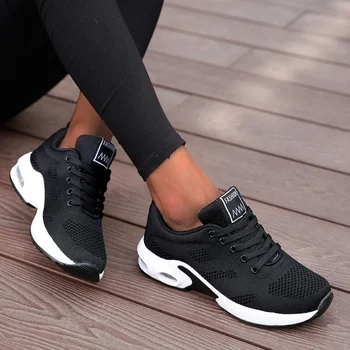 Femei Pantofi Sport Casual Respirabil În Aer Liber, Greutate De Lumină Sport Femeie De Mers Pe Jos Pană Adidași