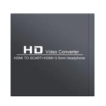 Neoteck HDMI 1080P la Convertor SCART Cu Căști de 3,5 mm Converter Suport PAL NTSC pentru TELEVIZOR CRT VCR VHS