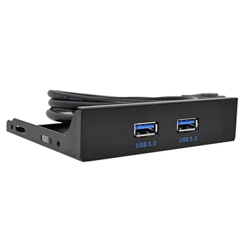 CHIPAL 2 Porturi USB 3.0 pe Panoul Frontal Suport USB3.0 Hub 20 Pini Cablu Adaptor pentru PC Desktop 3.5