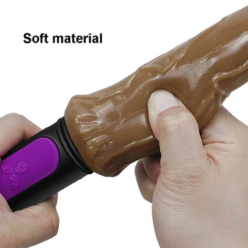 Realistic Dildo Vibrator Încălzire 12 Modul de Silicon Flexibil Penisul Jucarii Sexuale pentru Femei Masturbator stimulator clitoris jucarii pentru adulti