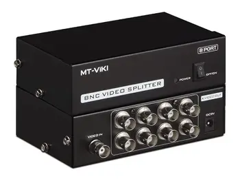 8 Port BNC Video Splitter, 1 BNC la BNC 8 out, CCTV DVR-ul multi-screen sistem de monitorizare distribuitor