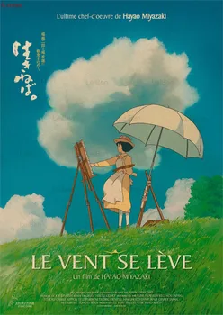 Hayao Miyazaki Anime Arta Canvas Tablou Clasic De Film Poster Spirited Away Vecinul Meu Totoro Imprimare Imagine Camera Copiilor Decor