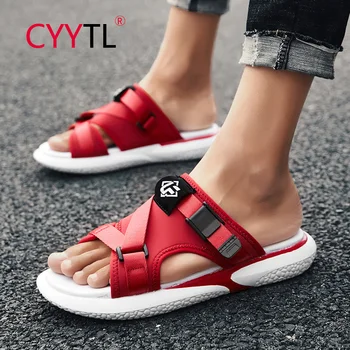 CYYTL Stil coreean Unisex Sandale Papuci Bărbați Femei Sandale de Vară de Moda in aer liber pe Plaja, Flip-Flops Pantunflas de Hombre