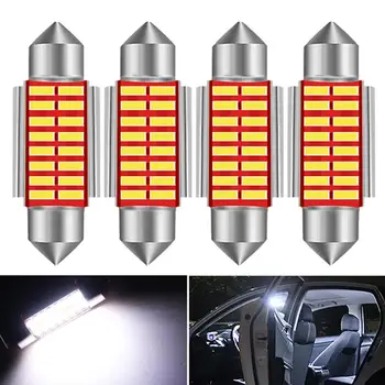 4x C5W LED-uri CANBUS-Bec Feston 31mm 36mm 39 41mm C10W Auto Interior Lumini de Eroare Gratuit Cupola de Lumină de inmatriculare Auto Styling Lumina