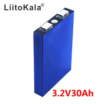 LiitoKala 3.2 V 30ah LiFePO 4 baterie de descărcare de gestiune 5C carcasă din aluminiu acumulator este potrivit pentru 12V 10Ah baterie DIY pachet electric