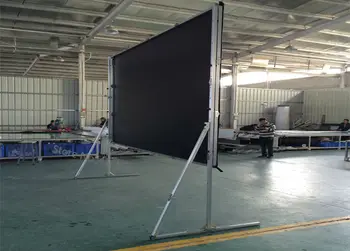 En-gros Ieftine Costul HD Proiector Ecran de Proiectie 200 inch 16:9 de Instalare Rapidă Film în aer liber Ecrane Folosi Pentru Școală Conferință