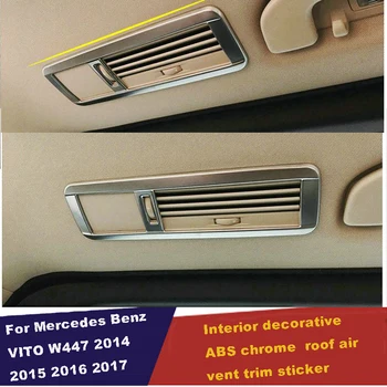 UBLUEE Interior Pentru Mercedes-Benz Vito W447 2016 2017 2018 din Spate, Acoperiș, Aer Condiționat Priza de Aerisire Trim Mat