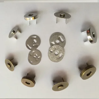50 de Seturi Magnetice Metalice se Fixează elementele de Fixare Sac Pungă Cleme de Cusut Nasturi 14mm/18mm pentru Geantă de mână de Ambarcațiuni de Cusut Haina de Piele Butoane