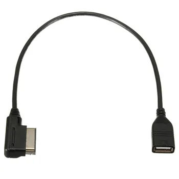 1BUC Universal MDI MMI AMI AUX USB de sex Feminin Audio AUX Adaptor Cablu de Sârmă Pentru AUDI A3/A4/A5/A6/Q5 Pentru VW MK5