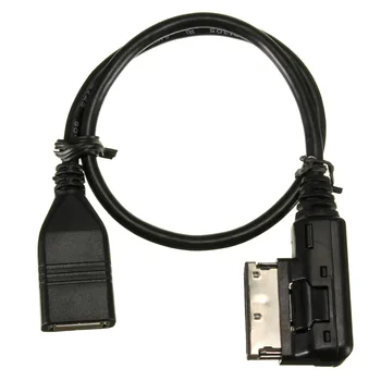 1BUC Universal MDI MMI AMI AUX USB de sex Feminin Audio AUX Adaptor Cablu de Sârmă Pentru AUDI A3/A4/A5/A6/Q5 Pentru VW MK5