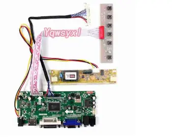 Yqwsyxl Control Board Monitor Kit pentru M185XW01 V8 V. 8 M185XW01 V0 v. 0 HDMI + DVI + VGA LCD ecran cu LED-uri Controler de Bord Driver