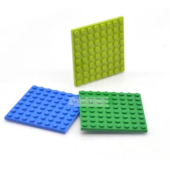 Jucării Părți 41539 Moc Blocuri Piese de 8x8 Puncte 8*8 Figuri de Plastic Jucării Placă de Bază Compatibilă cu Legoe Oraș 10buc/lot