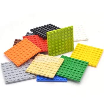 Jucării Părți 41539 Moc Blocuri Piese de 8x8 Puncte 8*8 Figuri de Plastic Jucării Placă de Bază Compatibilă cu Legoe Oraș 10buc/lot