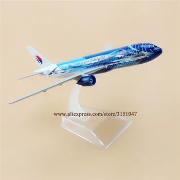 16cm Metal Air Malaysia Libertatea De Spațiu Airlines Boeing 777 B777 Airways Avion de Model de Model de Avion Copiii Cadou