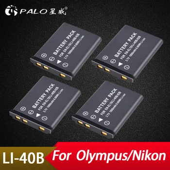 Palo 4buc 1800mAh 3.7 V LI40B LI-40B LI-40B LI-42B Digital de Camera de Înlocuire Baterie Pentru Olympus Pentru Nikon Pentru FUJIFILM