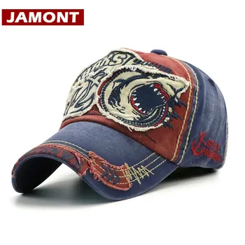 [JAMONT] se Spală Bărbați Șapcă de Baseball Capac Femei Rechin Snapback Casquette Moda Vizorul Pălării Hip Hop Capace Gorras Hombre Para
