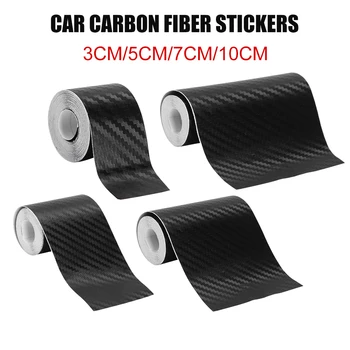 DSYCAR 5D Fibra de Carbon Negru, Folie de Vinil Kit Auto DIY Folie Banda Rola pentru masini de Universale