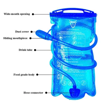 UTO Rezervor de Apă pentru Hidratare Rucsac Sport Traseu Hidratare vezicii Urinare etanșe de Apă vezicii urinare pachet de hidratare pentru a-i arunci