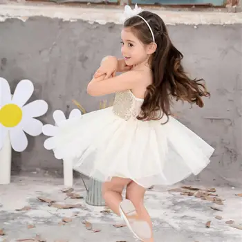Rochii de vara pentru Fete 2020 Nou Paiete Copii Princess Dress 1 2 3 4 5 6 Anul Fete Haine de Moda Sling Copii Costum