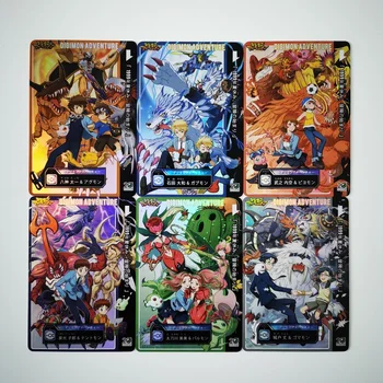 9pcs/set Digimon Adventure Digital Monstru Digimon Hobby Colecție Anime Joc de Cărți de Colecție